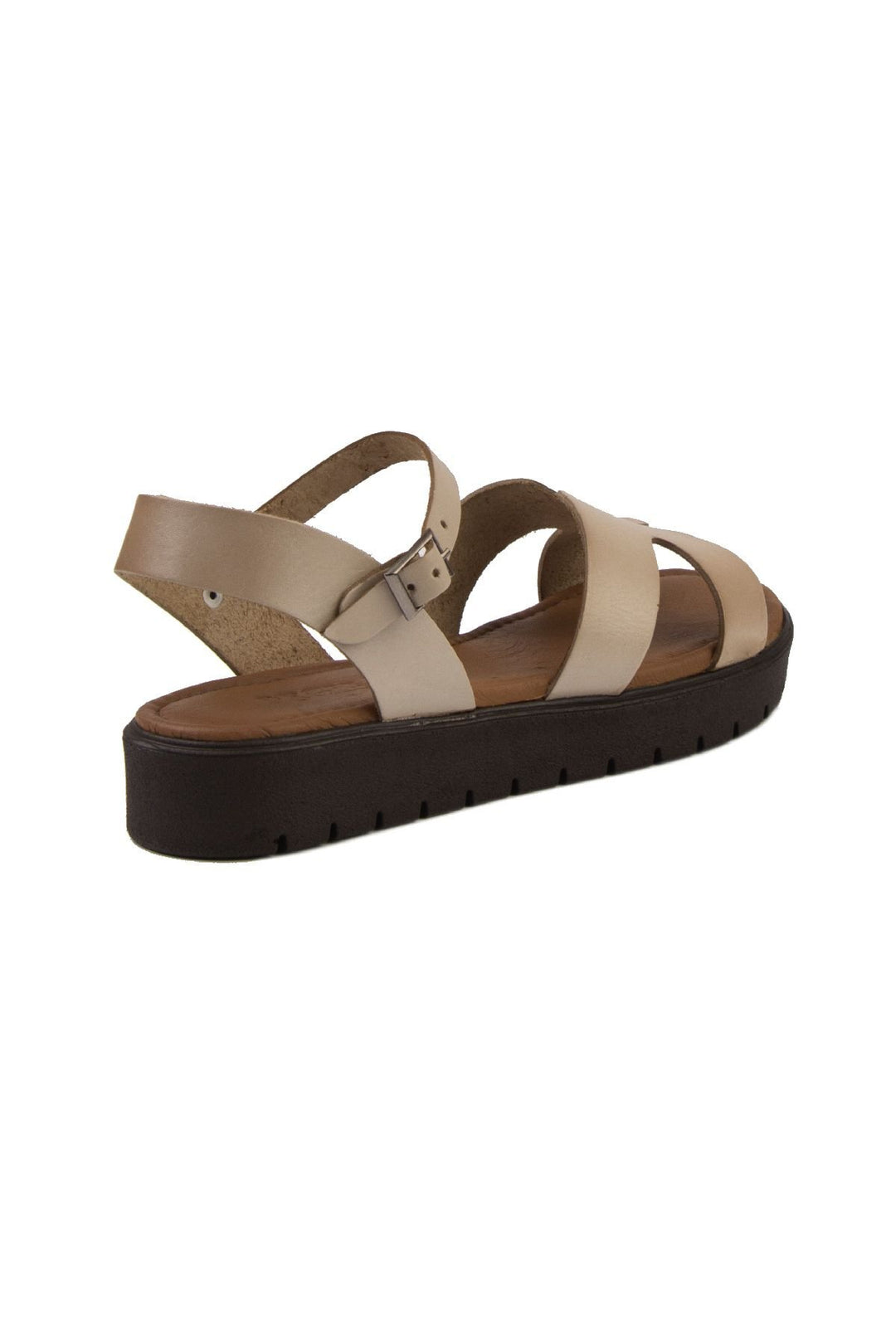 Pegia Women's Leather Sandals DG6020  - Beige
