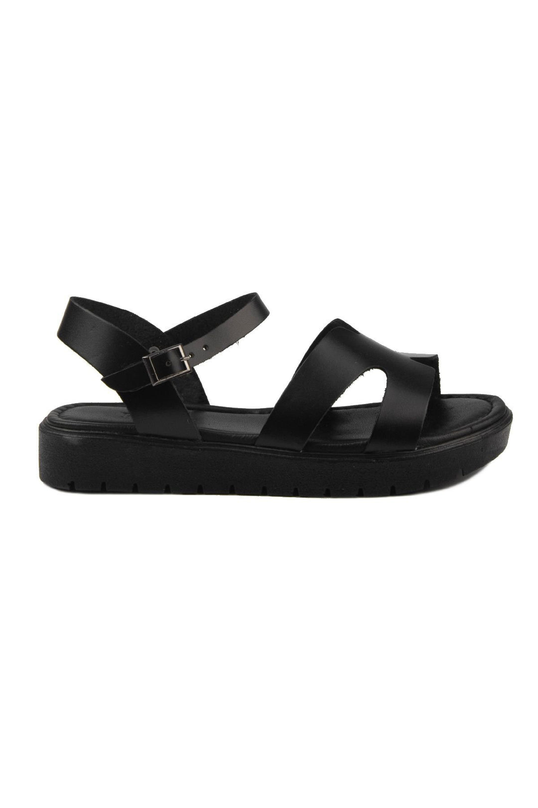 Pegia Women's Leather Sandals DG6020  - Black