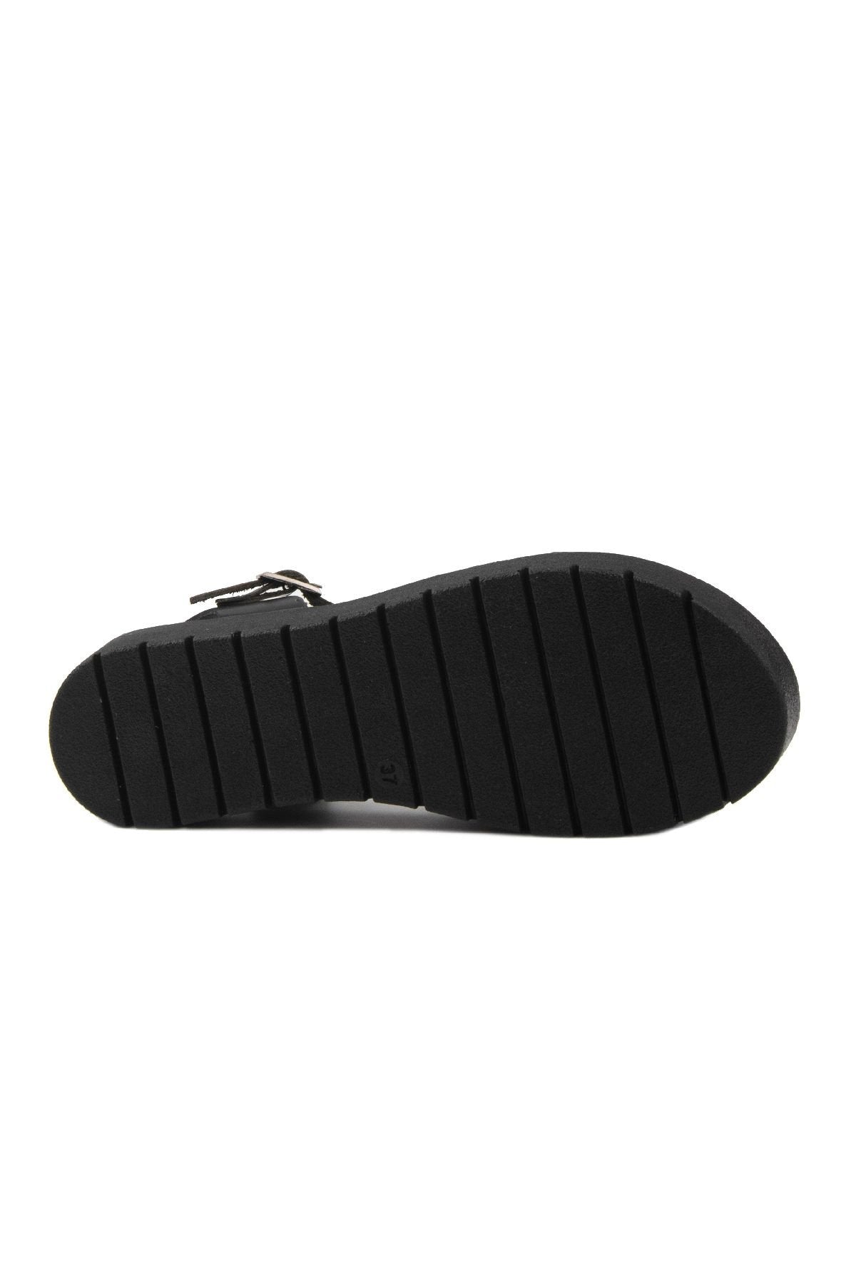 Pegia Women's Leather Sandals DG6020  - Black
