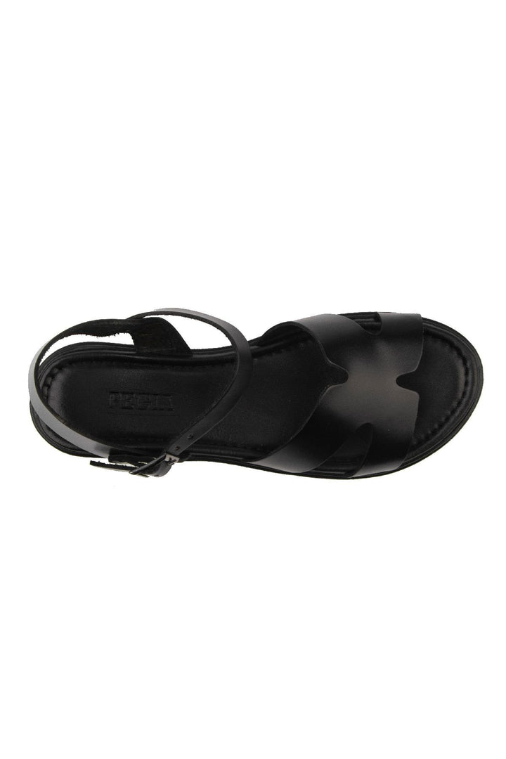 Pegia Women's Leather Sandals DG6020  - Black