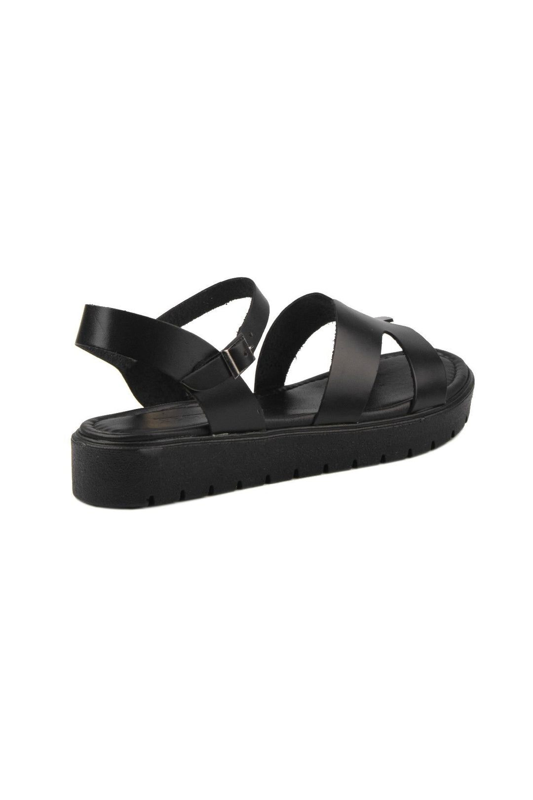 Pegia Women's Leather Sandals DG6020  - Black