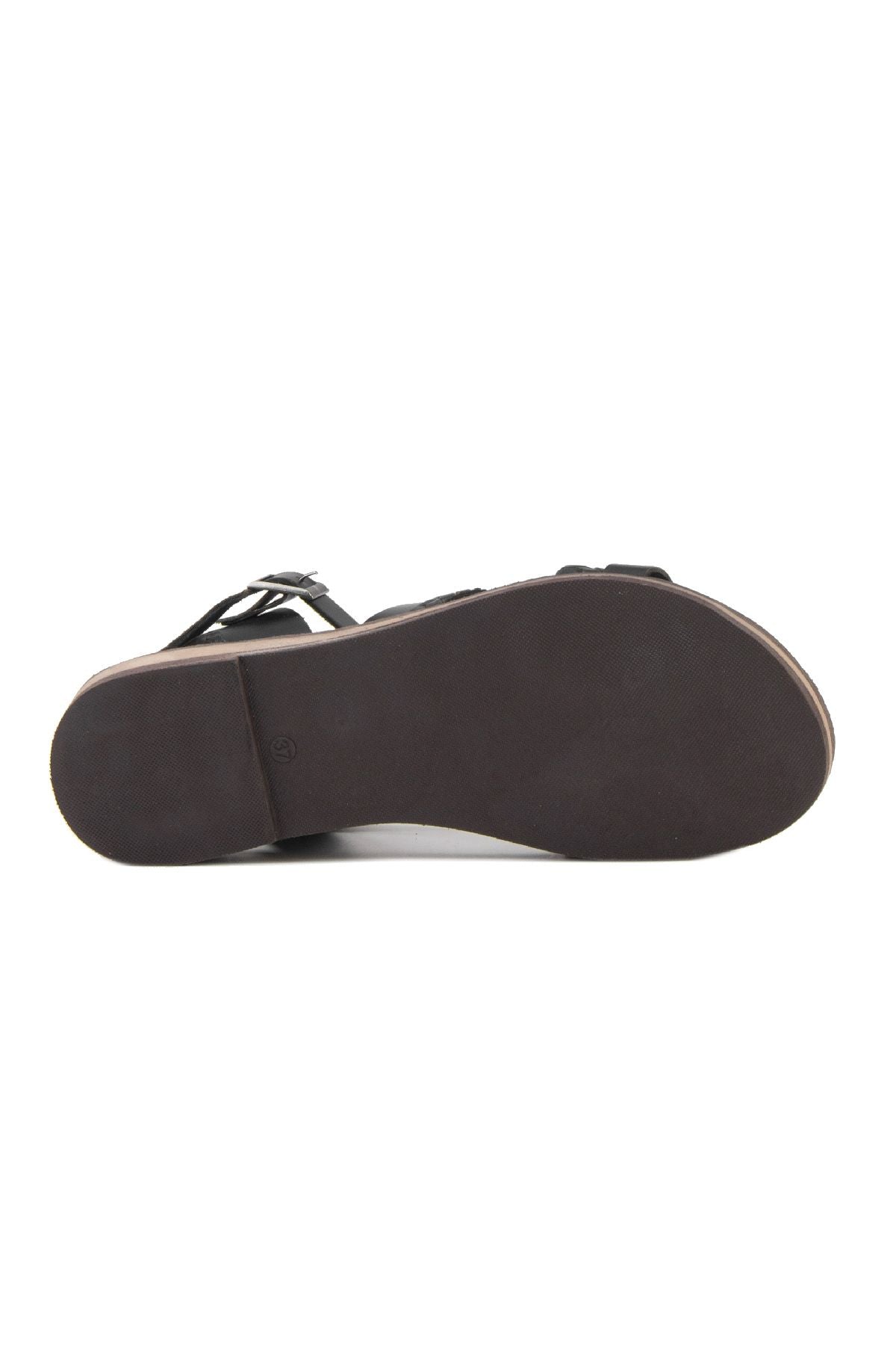 Pegia Women's Leather Sandals DG6021  - Black