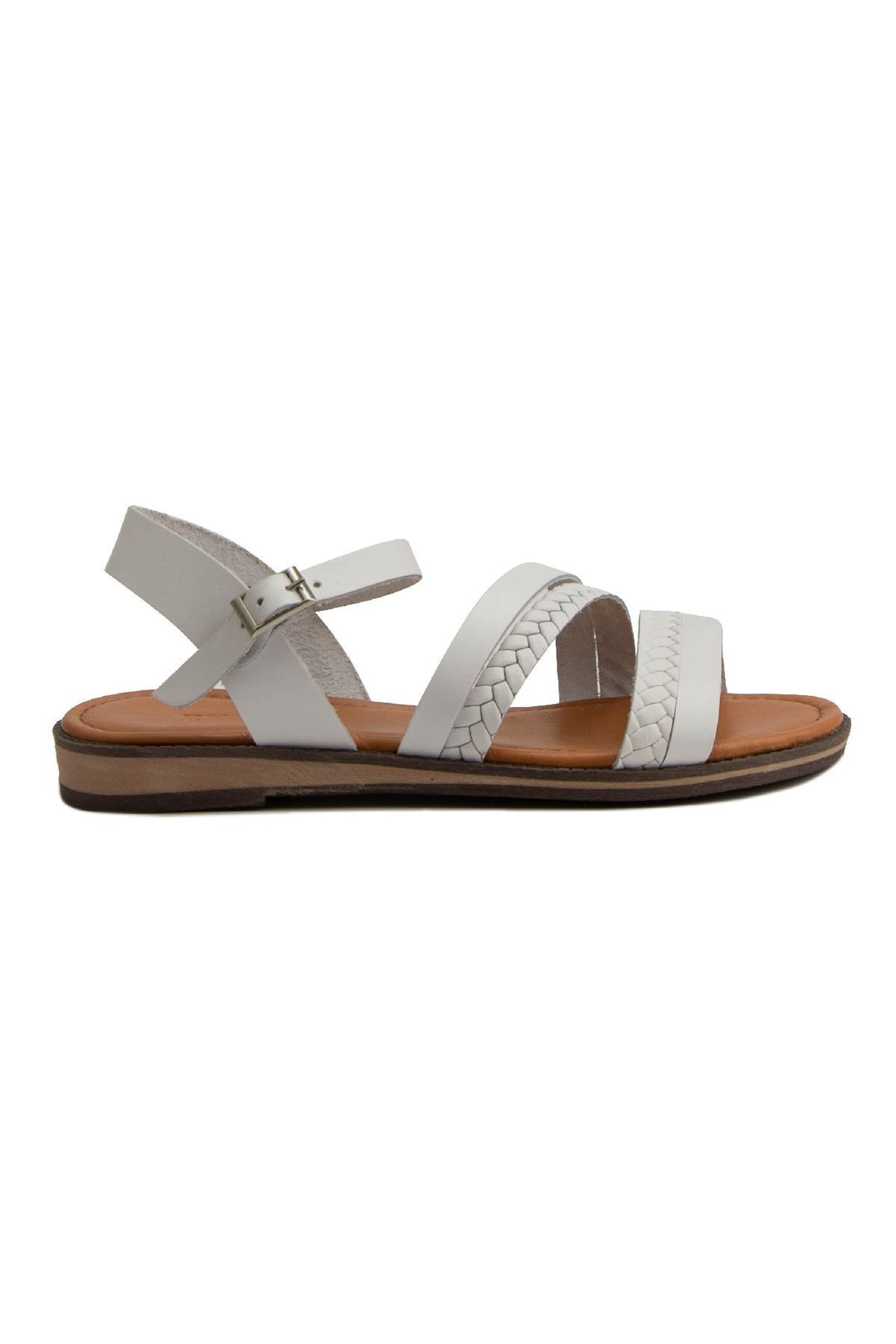 Pegia Women's Leather Sandals DG6021  - White