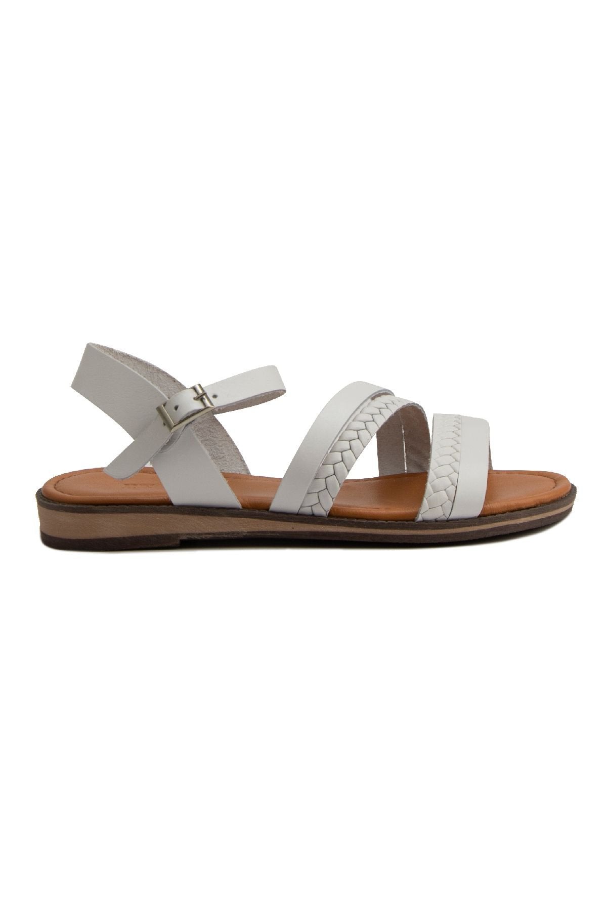 Pegia Women's Leather Sandals DG6021  - White