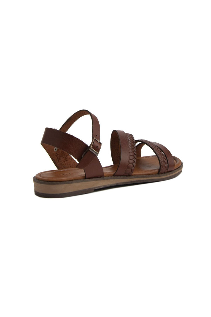 Pegia Women's Leather Sandals DG6021  - Choco