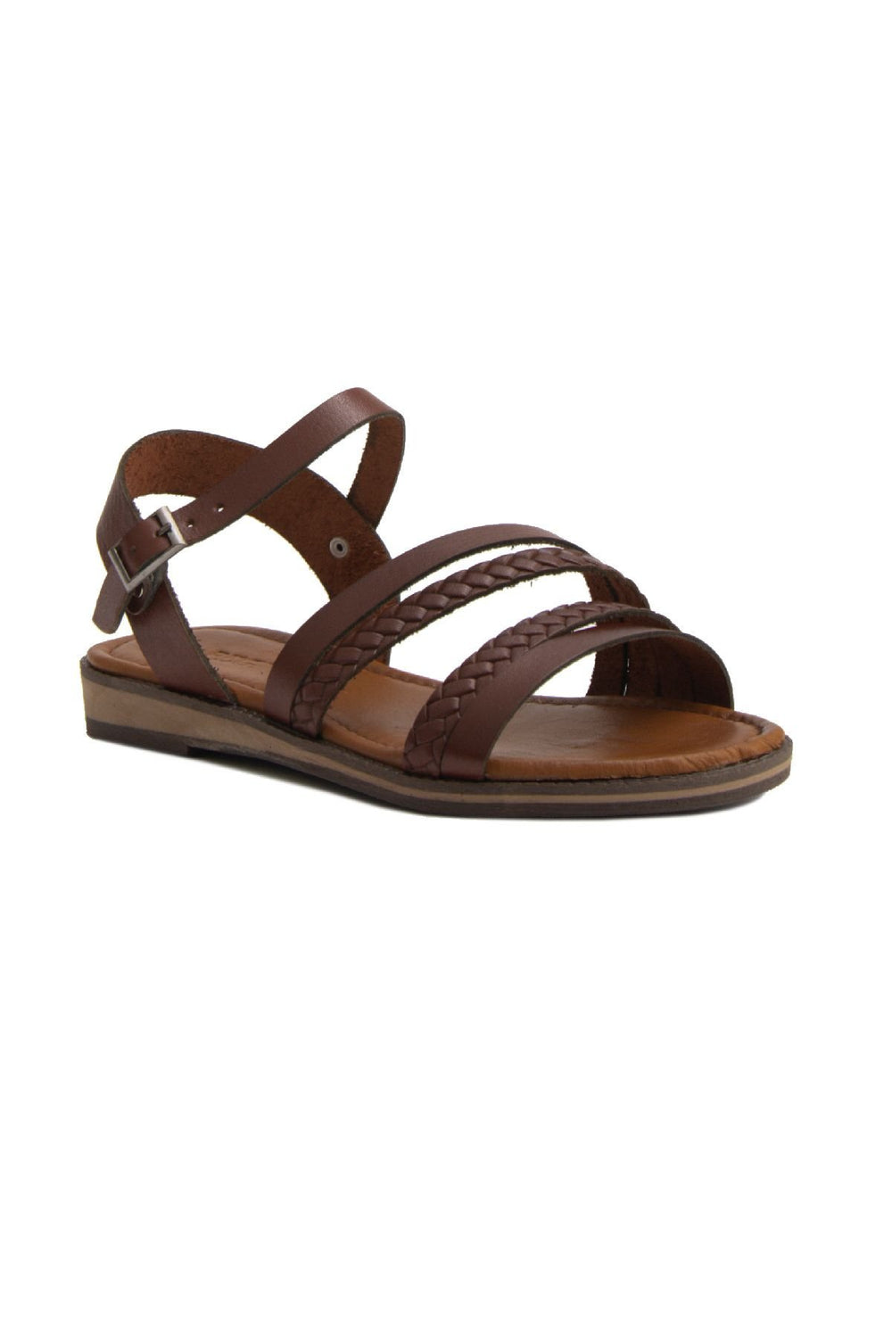 Pegia Women's Leather Sandals DG6021  - Choco