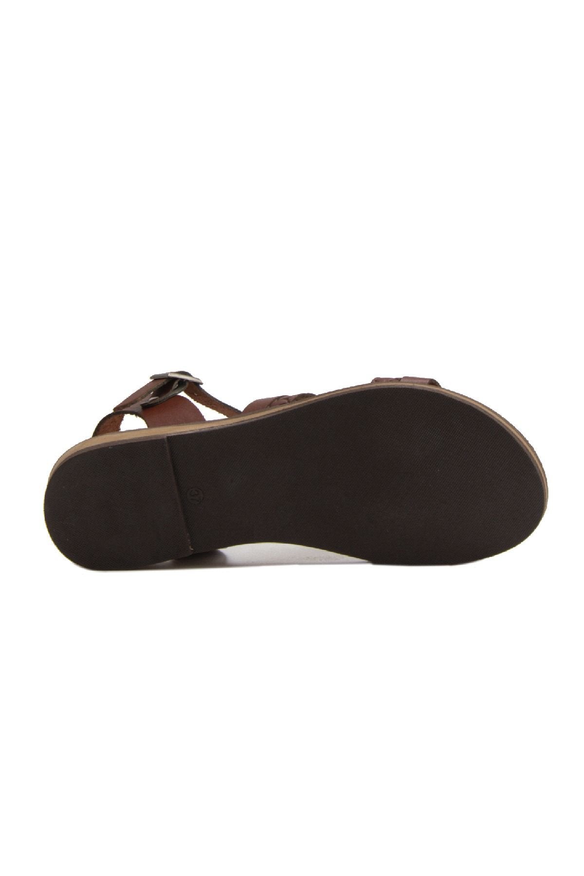 Pegia Women's Leather Sandals DG6021  - Choco