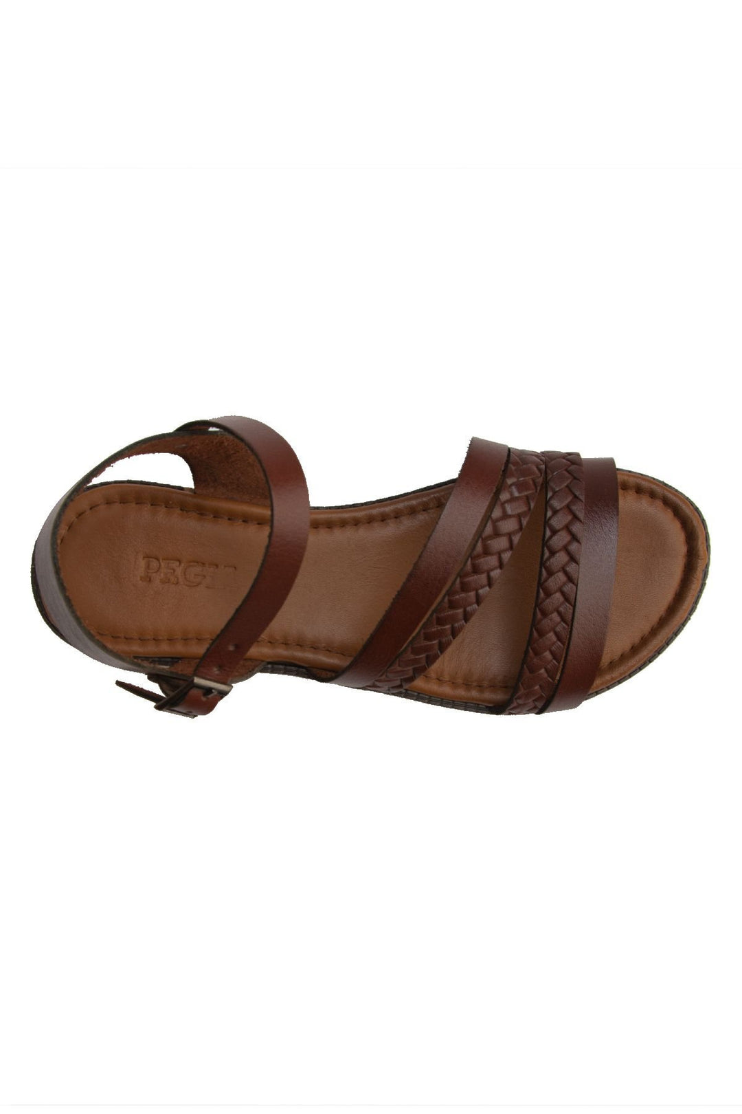 Pegia Women's Leather Sandals DG6021  - Choco