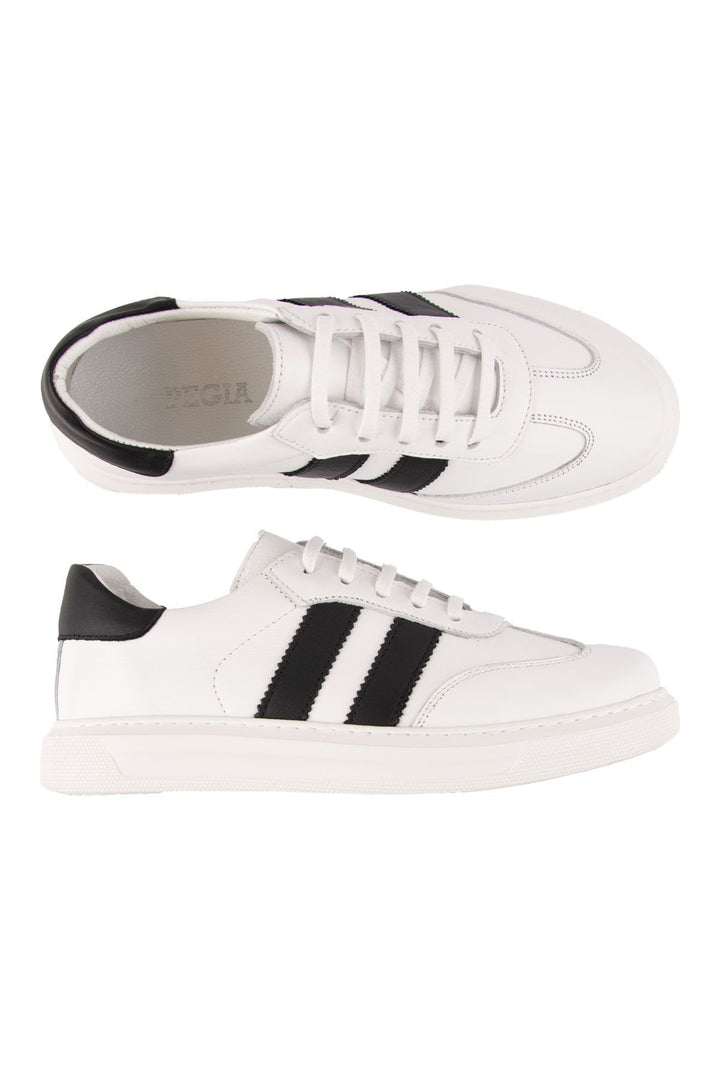 Pegia Women's Leather Sneakers DG6035  - White