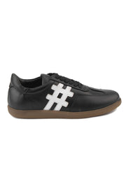 Pegia Women's Leather Sneakers DG6022  - Black