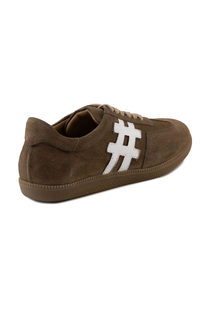 Pegia Women's Leather Sneakers DG6022  - Stone