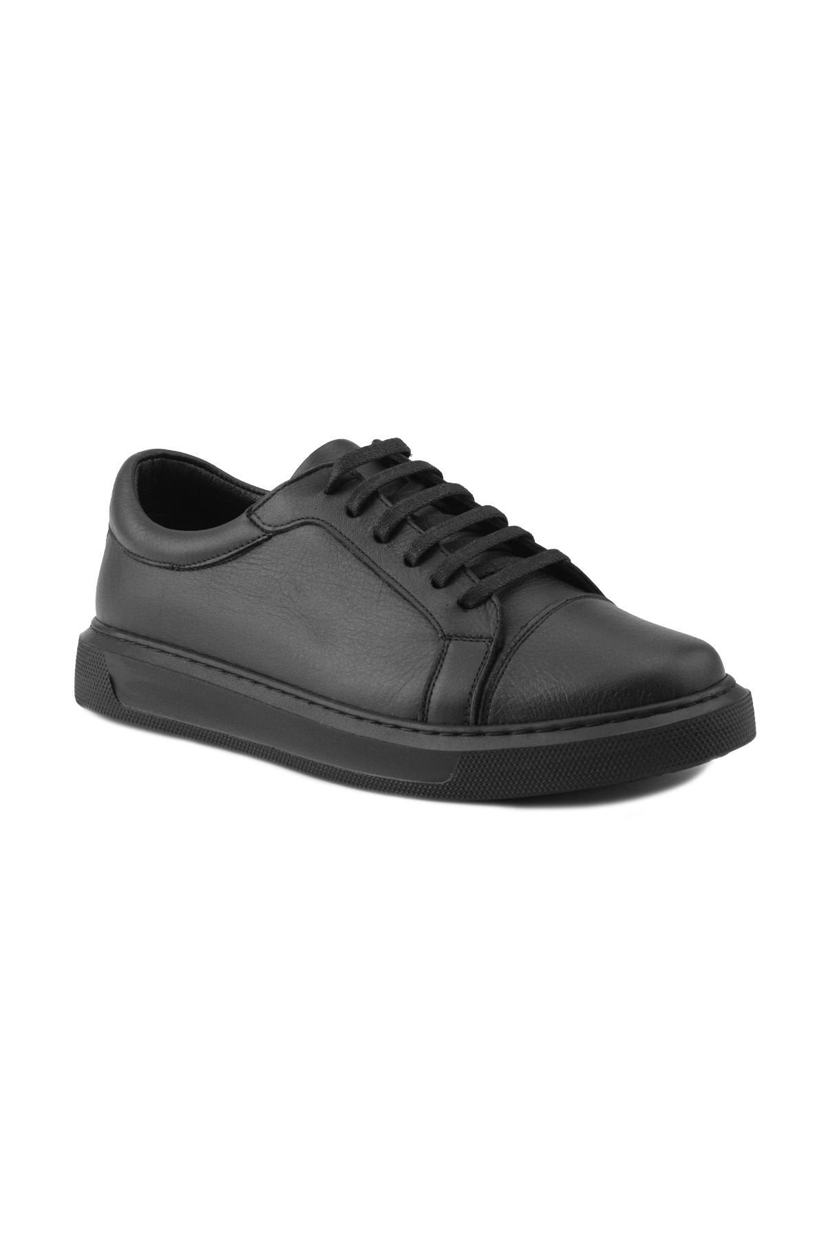 Pegia Women's Leather Sneakers DG6023  - Black