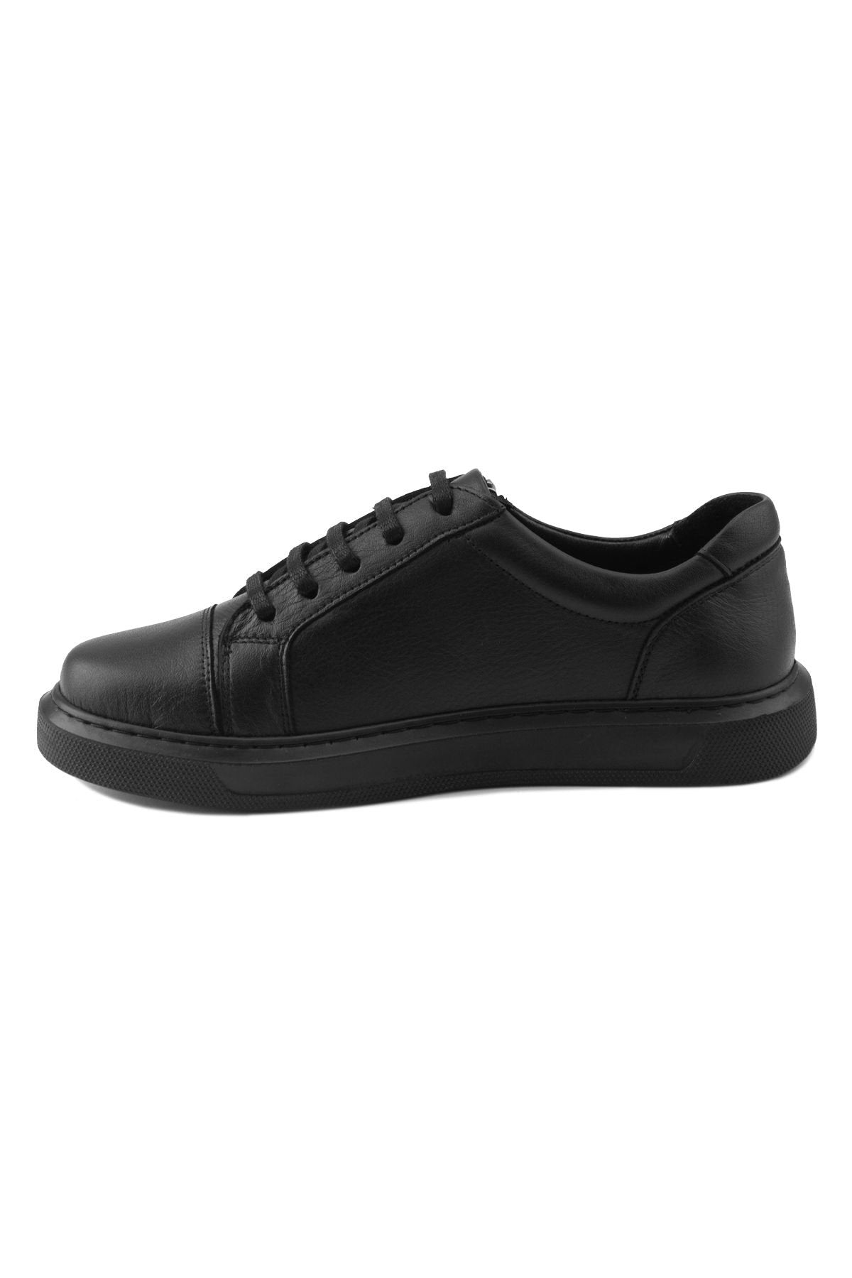 Pegia Women's Leather Sneakers DG6023  - Black
