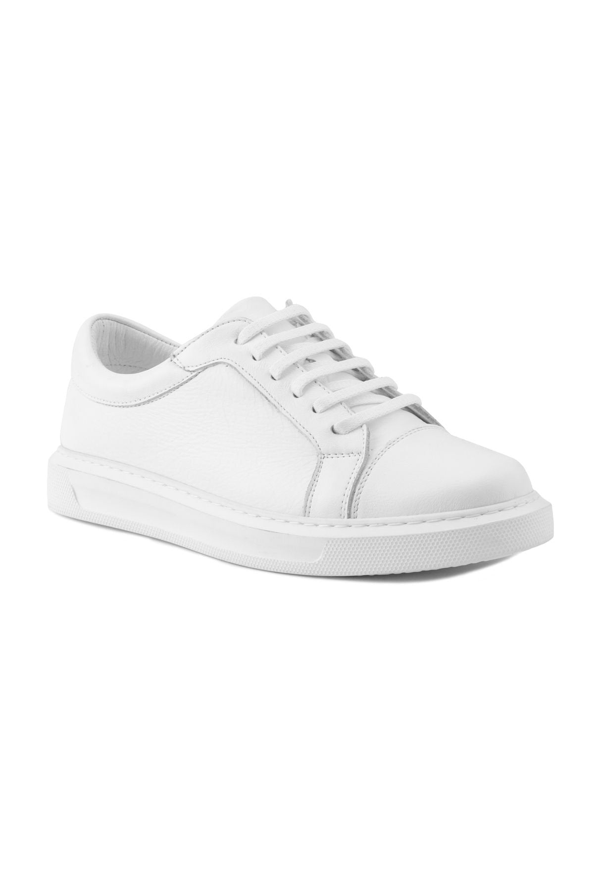 Pegia Women's Leather Sneakers DG6023  - White