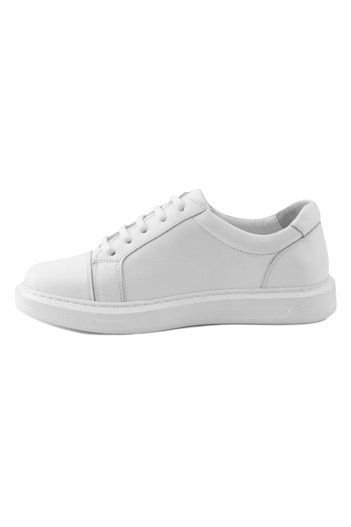 Pegia Women's Leather Sneakers DG6023  - White