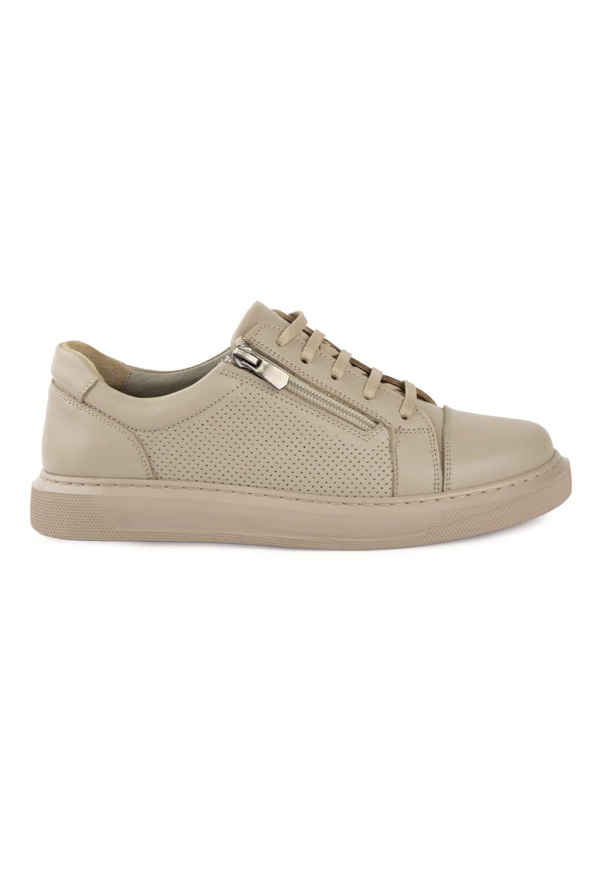Pegia Women's Leather Sneakers DG6024  - Stone