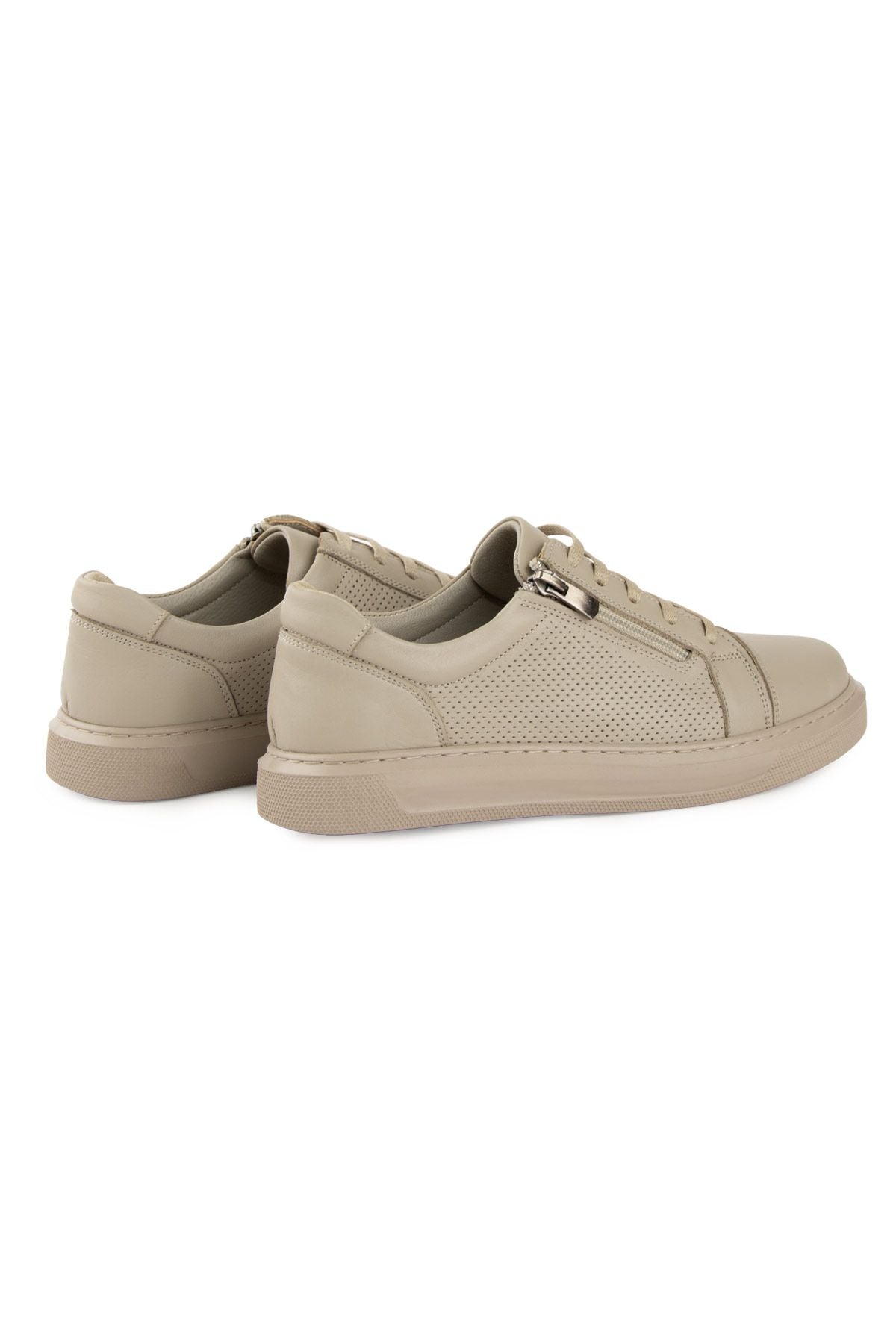 Pegia Women's Leather Sneakers DG6024  - Stone