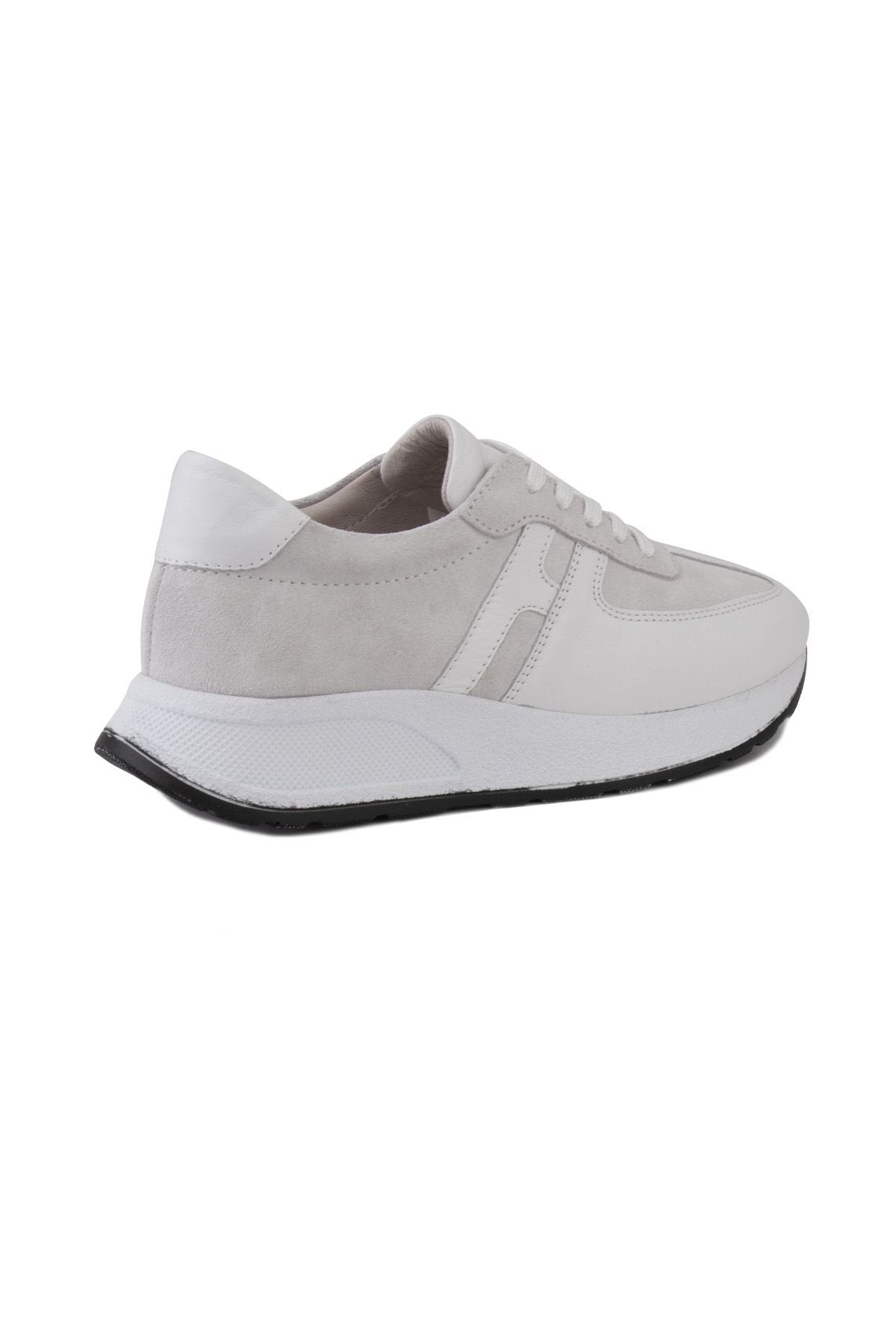 Pegia Women's Leather Sneakers DG6025  - White