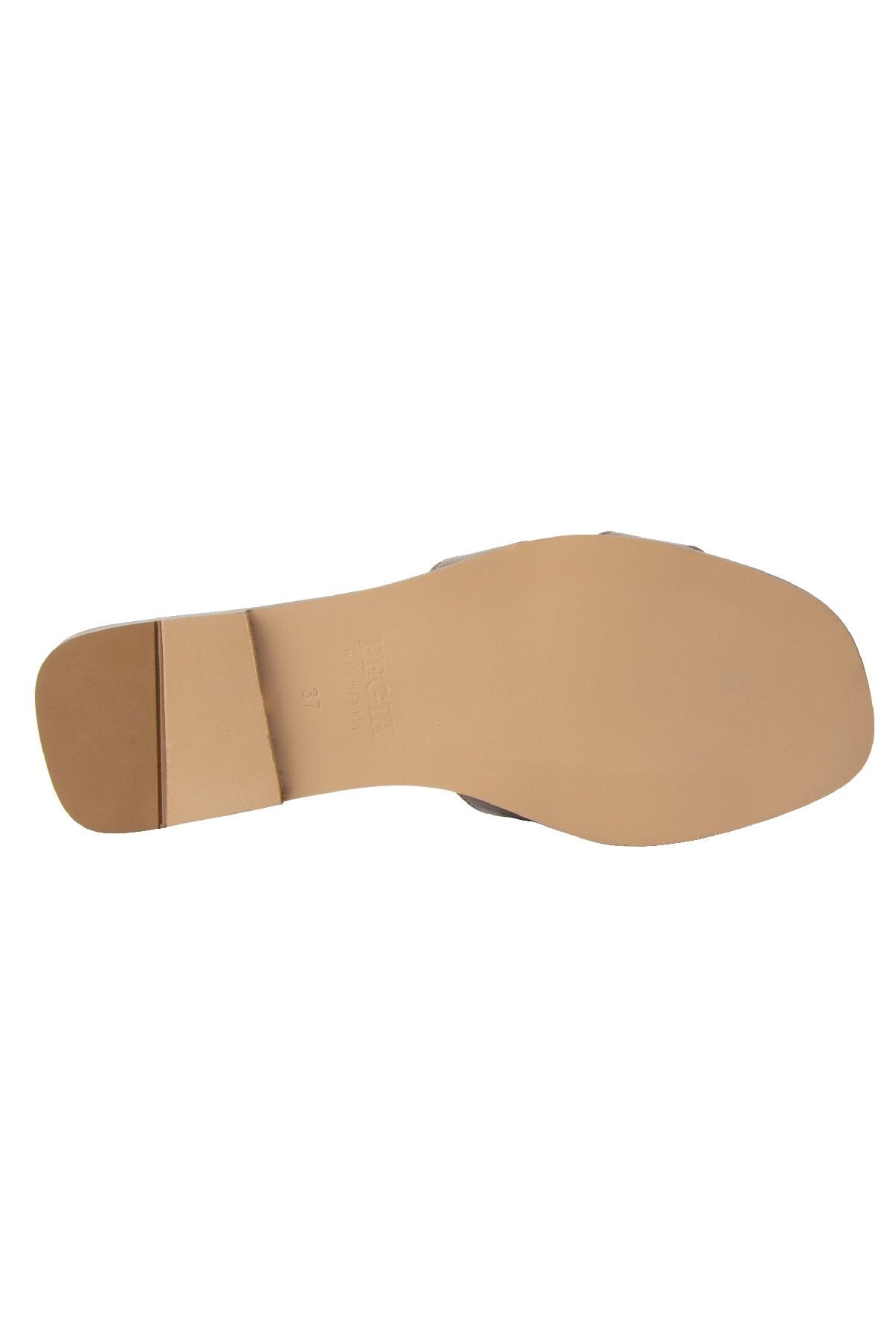 Pegia Women's Leather Slippers 215550  - Stone