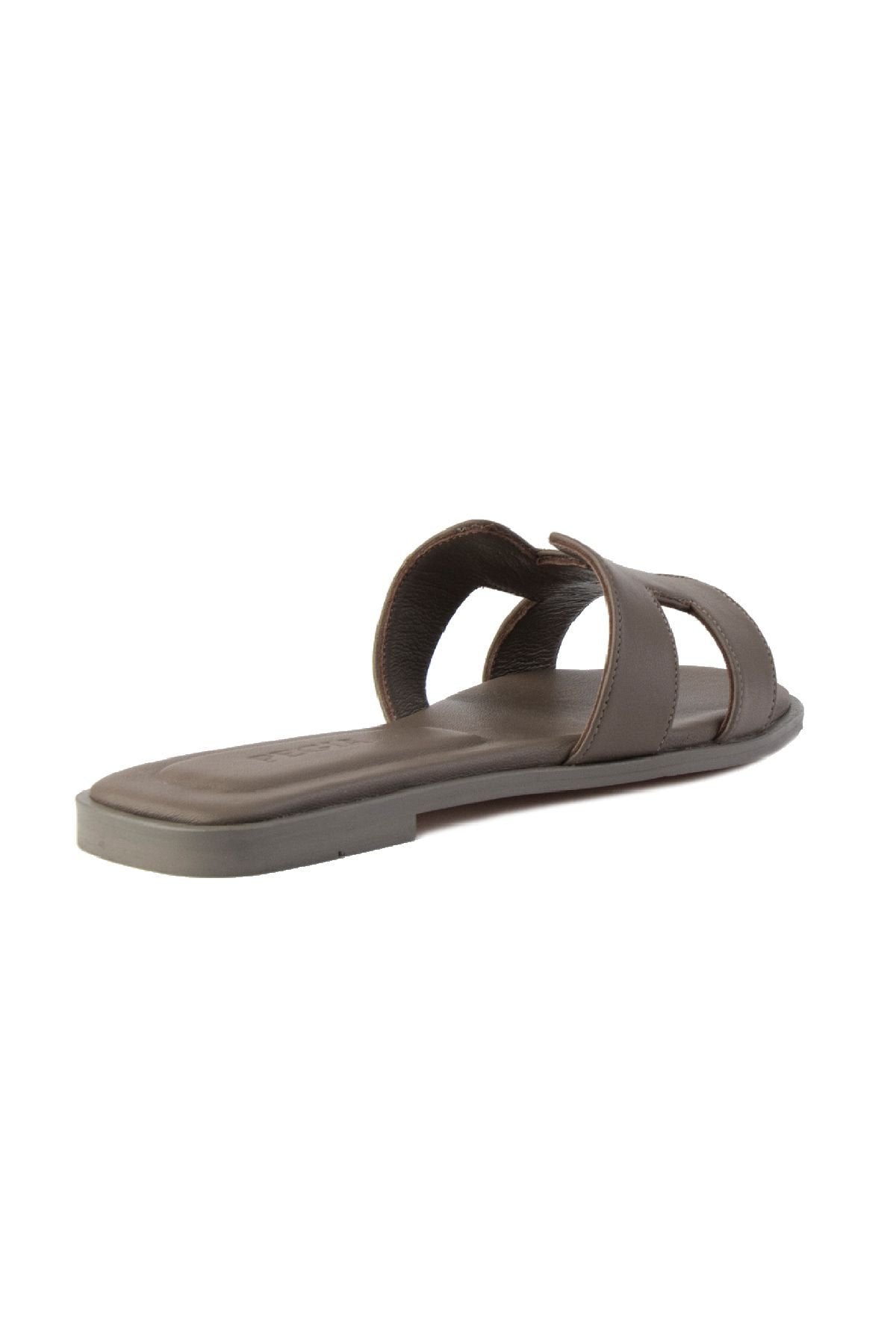 Pegia Women's Leather Slippers 215550  - Stone