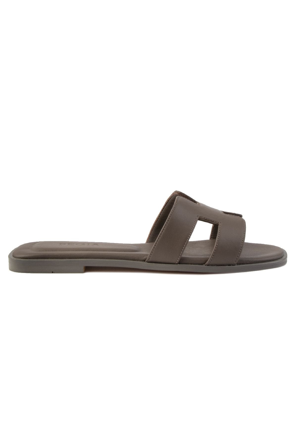 Pegia Women's Leather Slippers 215550  - Stone