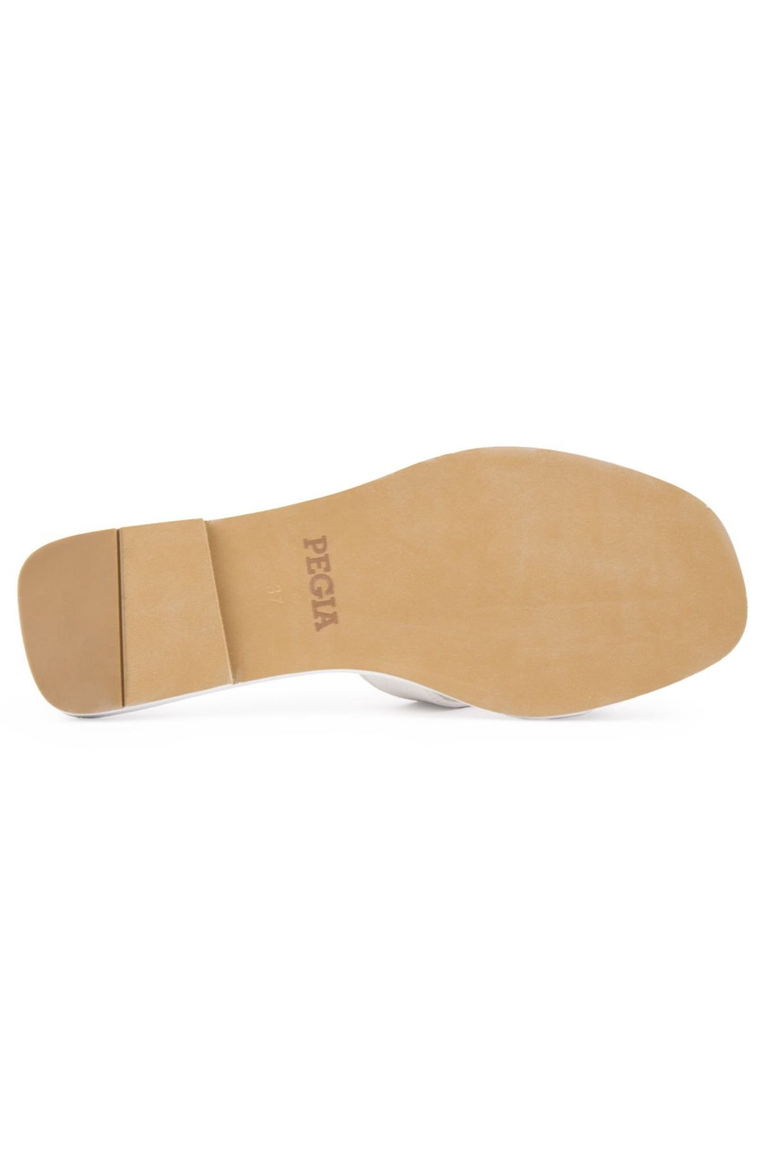 Pegia Women's Leather Slippers 215550  - White