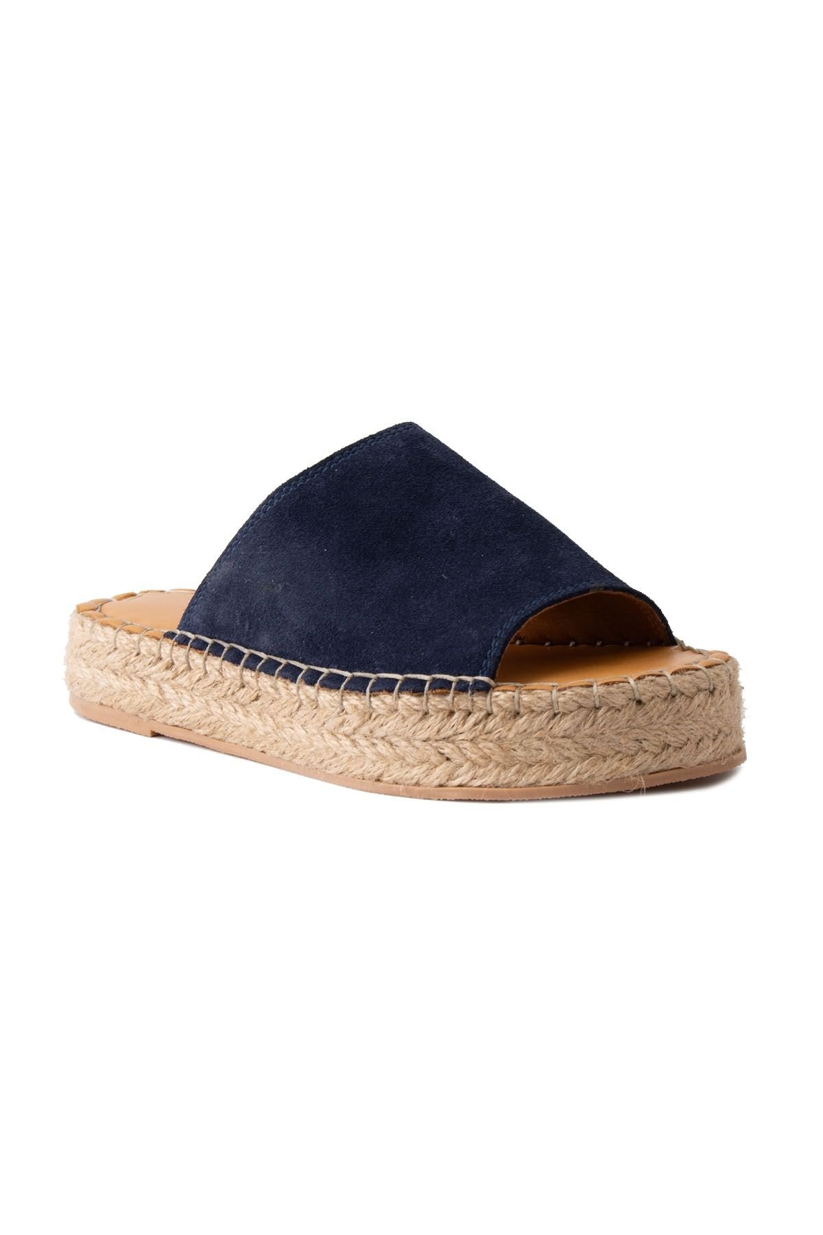 Pegia Women's Espadrille Slippers DG6027  - Navy