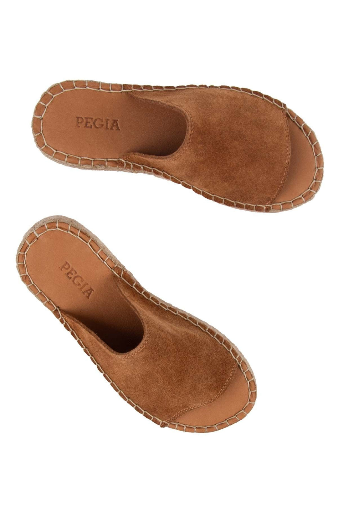 Pegia Women's Espadrille Slippers DG6027  - Chestnut
