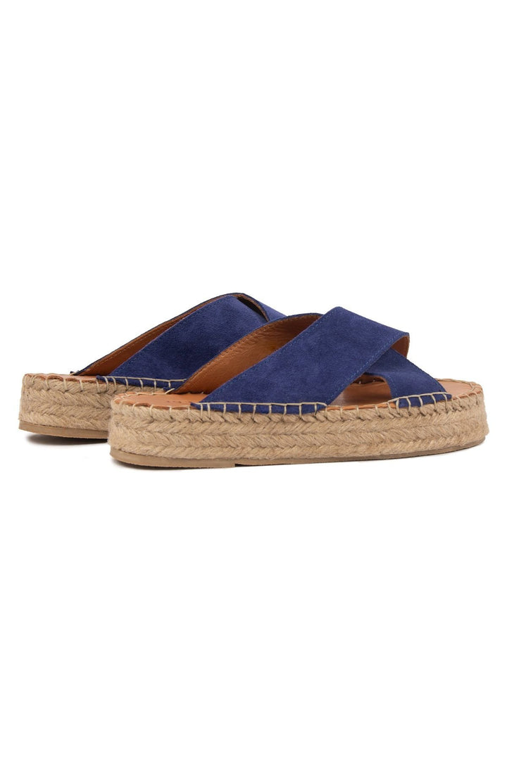 Pegia Women's Espadrille Slippers DG6036  - Indigo