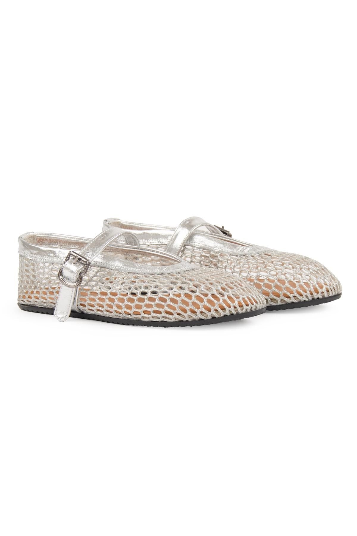 Pegia Women's Ballet Shoes 700953  - Silver