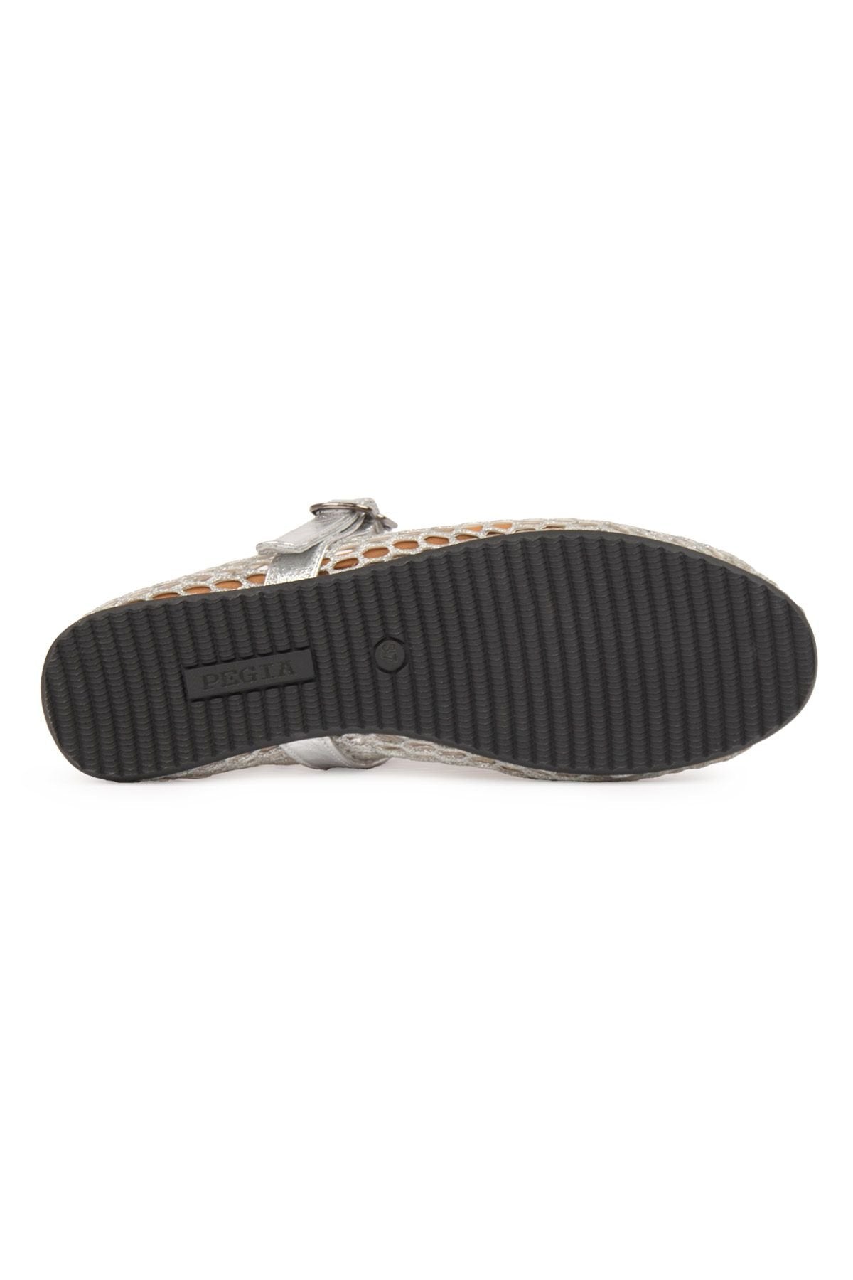 Pegia Women's Ballet Shoes 700953  - Silver