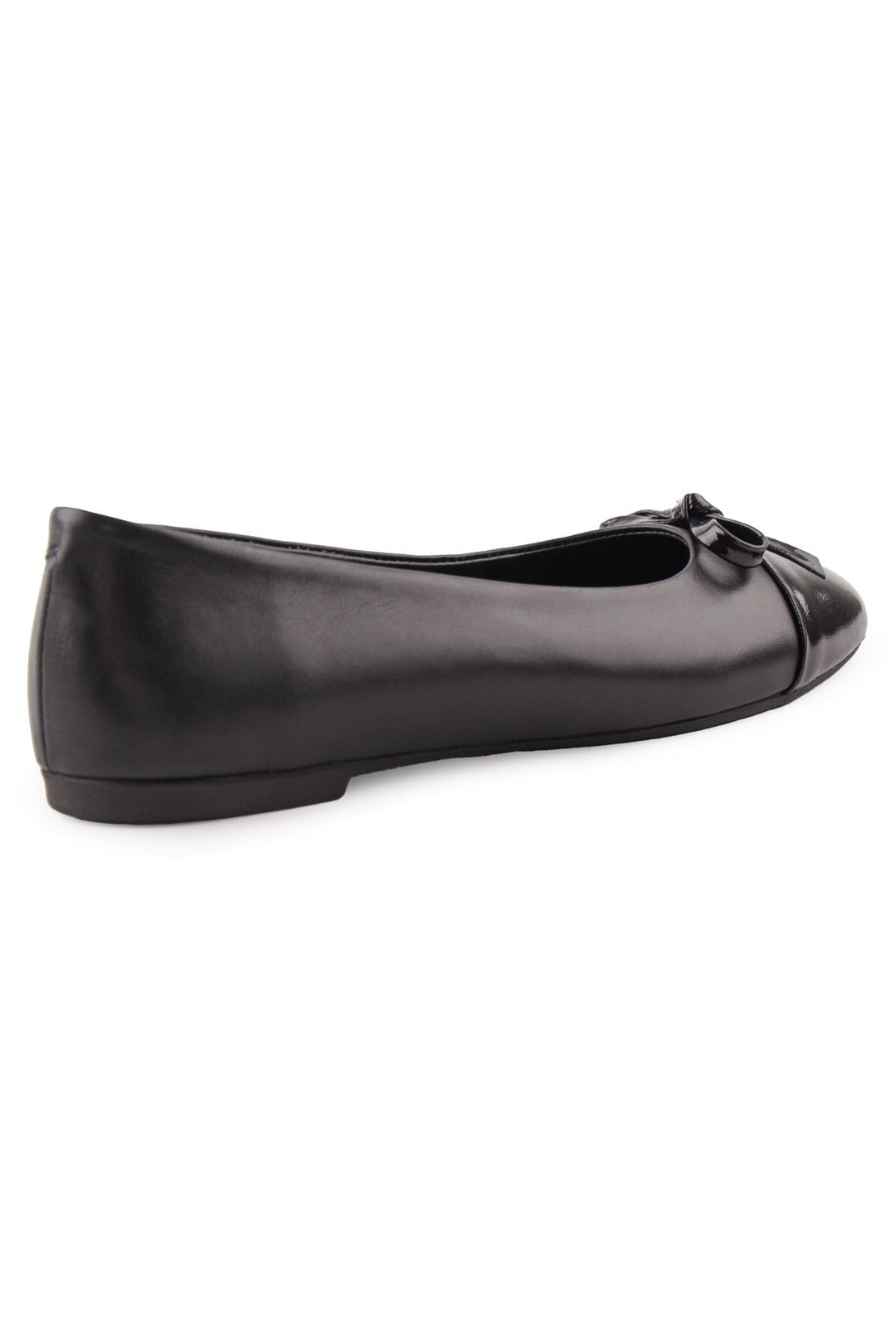Pegia Women's Genuine Leather Ballerina DG6033  - Black