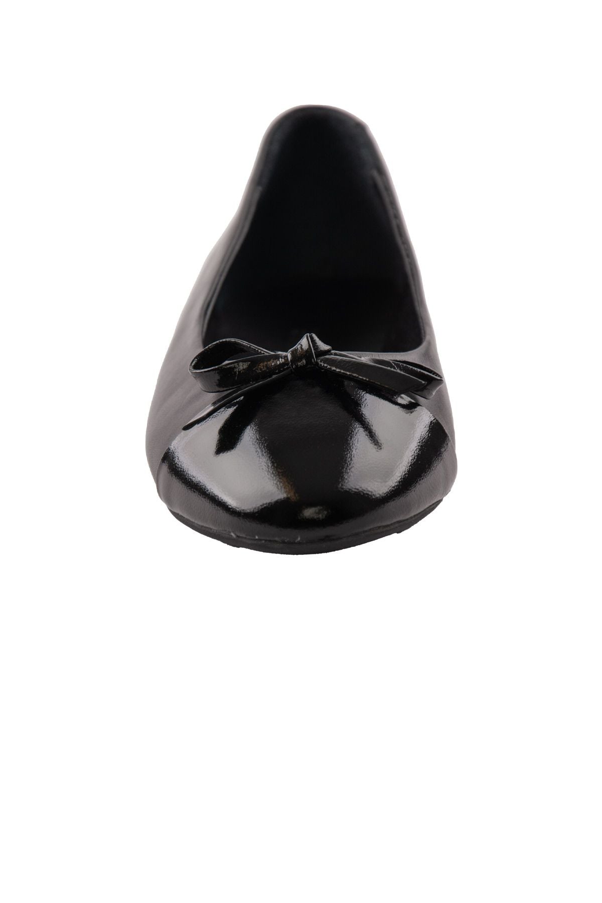 Pegia Women's Genuine Leather Ballerina DG6033  - Black