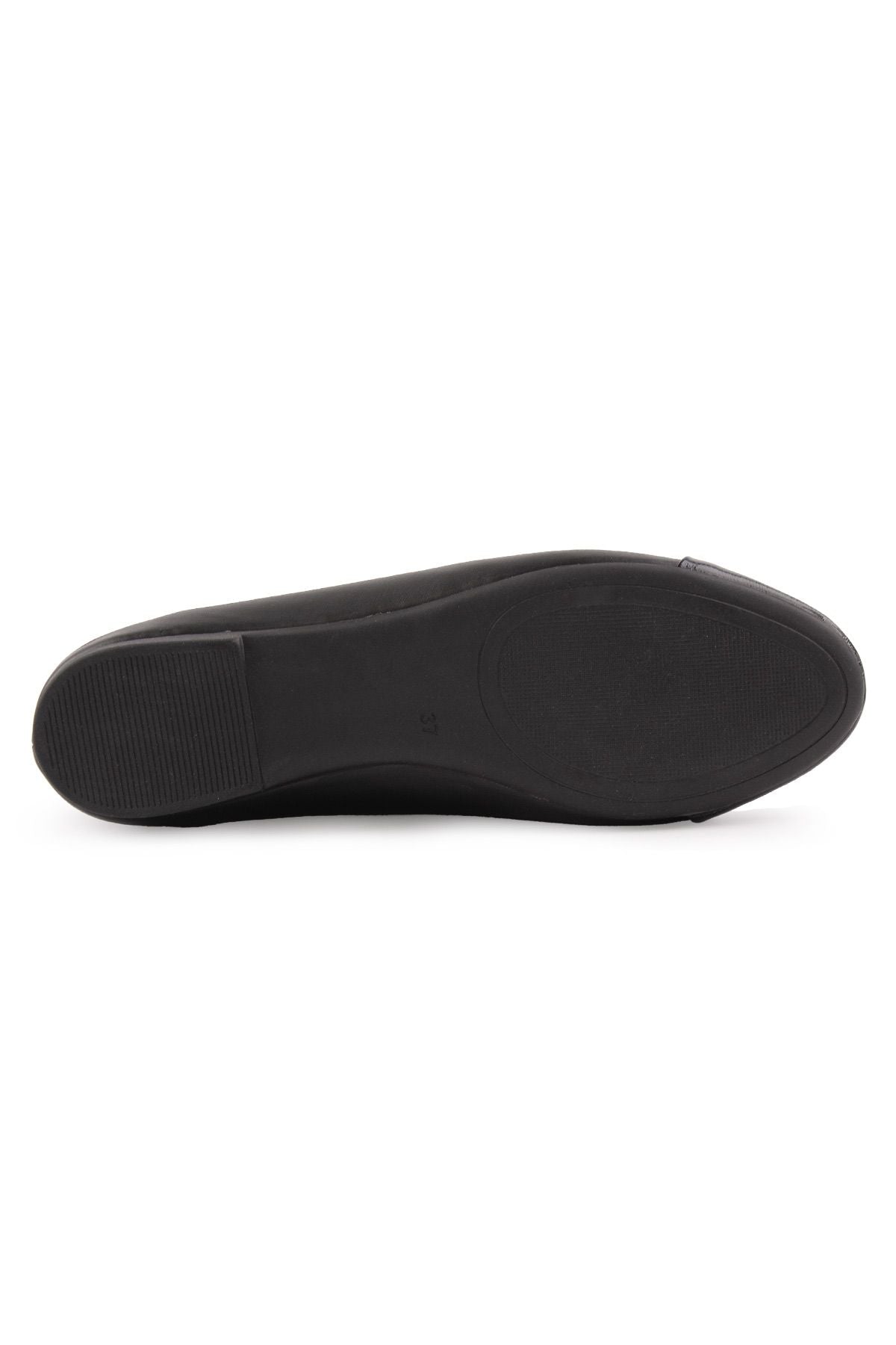 Pegia Women's Genuine Leather Ballerina DG6033  - Black