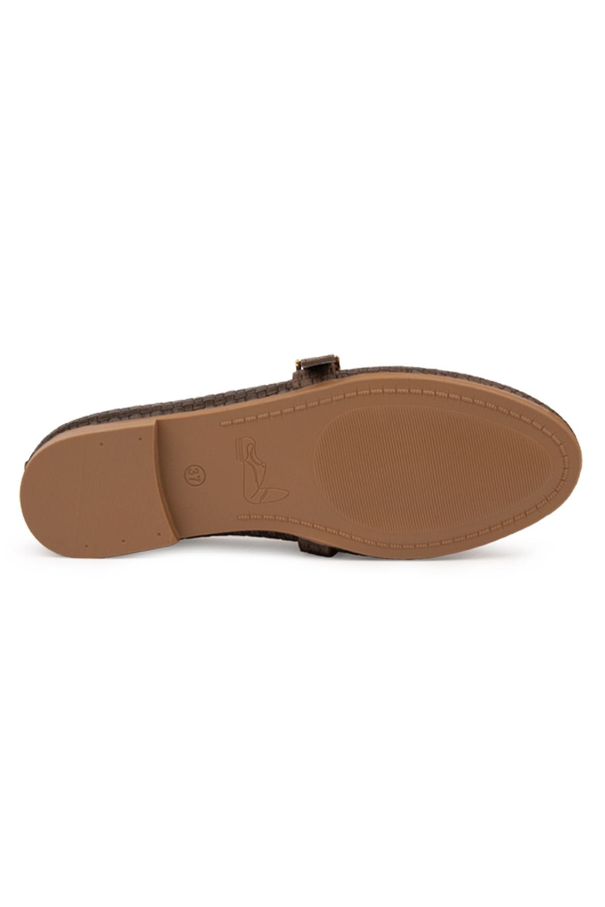 Pegia Genuine Leather Women's Ballet Flats DG6041  - Choco