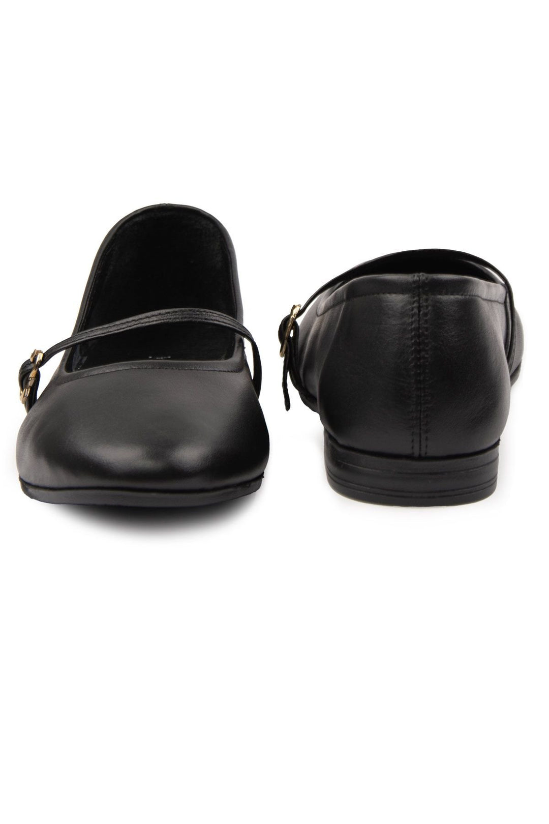 Pegia Women Leather Ballet Flats DG6042  - Black