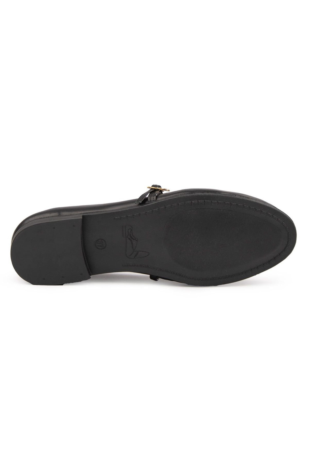 Pegia Women Leather Ballet Flats DG6042  - Black