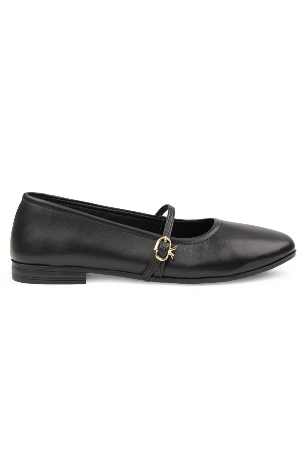 Pegia Women Leather Ballet Flats DG6042  - Black