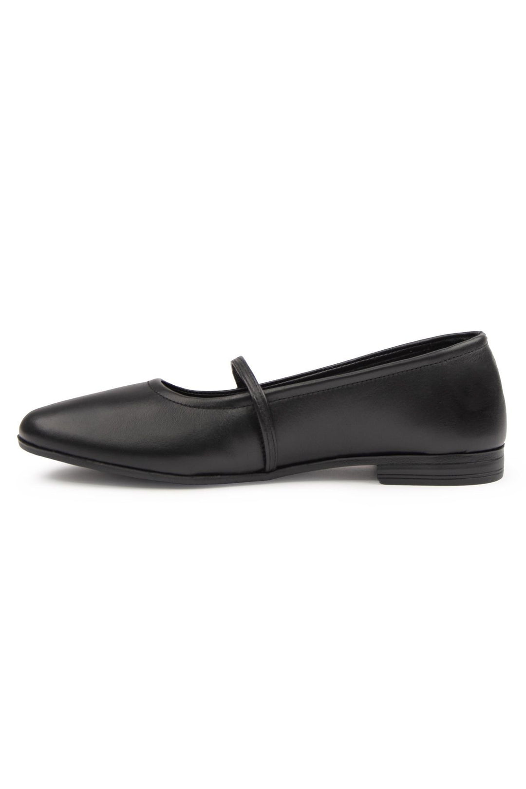 Pegia Women Leather Ballet Flats DG6042  - Black