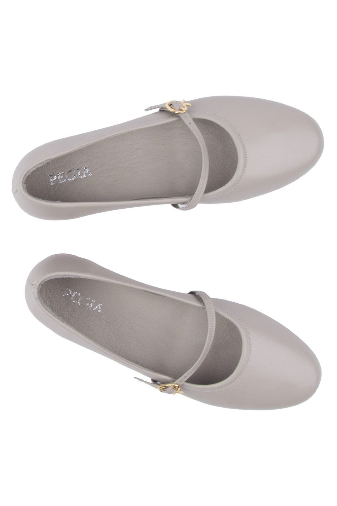 Pegia Women Leather Ballet Flats DG6042  - Grey