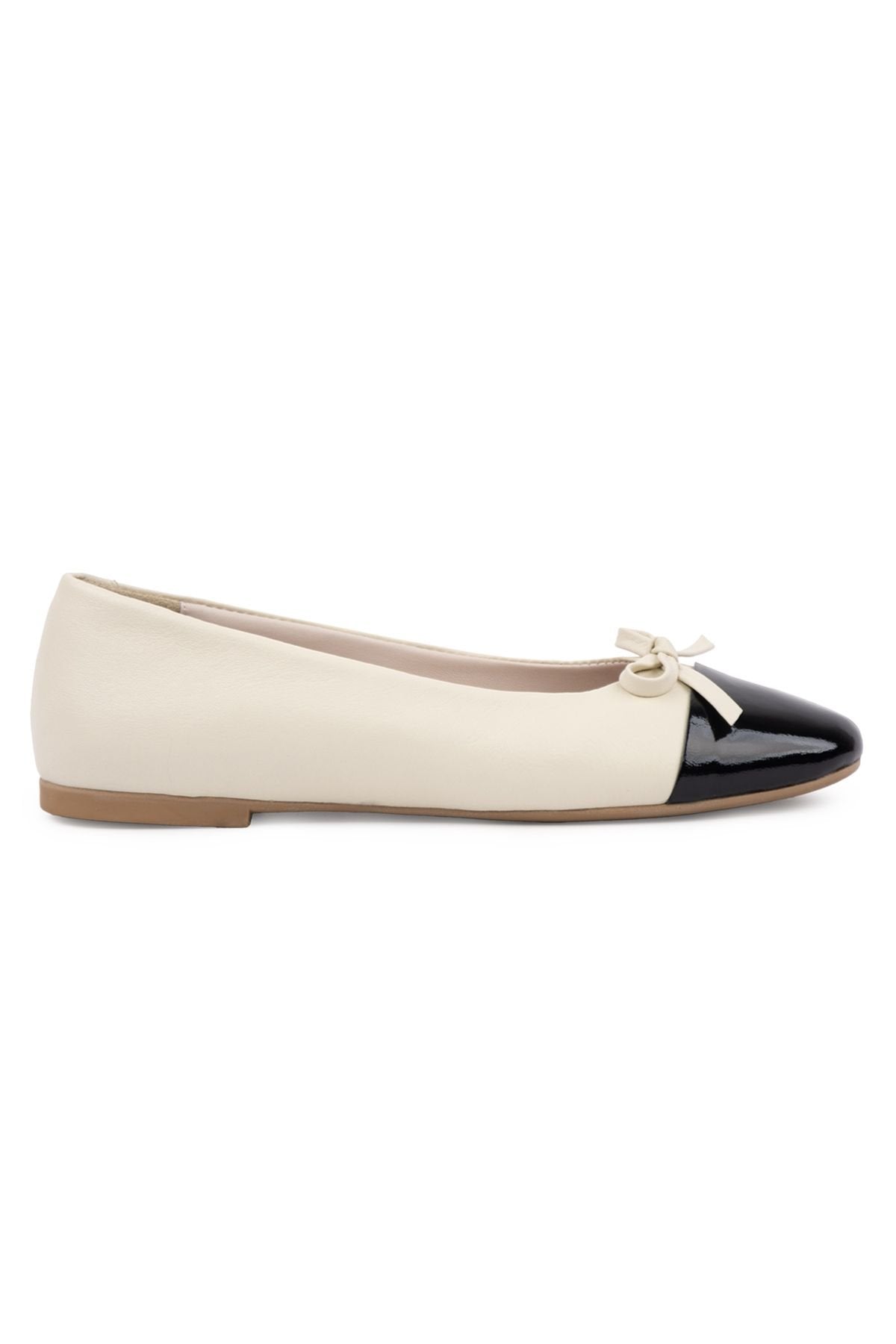 Pegia Women's Genuine Leather Flats DG6063  - Beige
