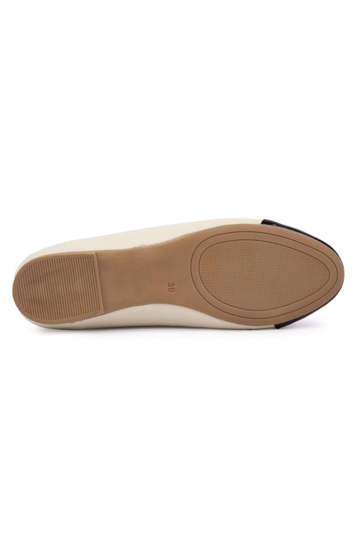Pegia Women's Genuine Leather Flats DG6063  - Beige
