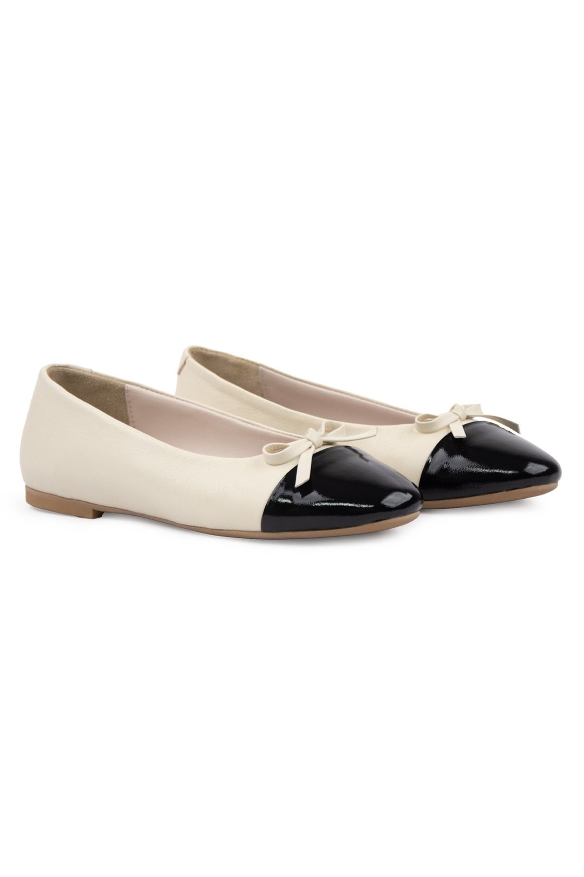 Pegia Women's Genuine Leather Flats DG6063  - Beige
