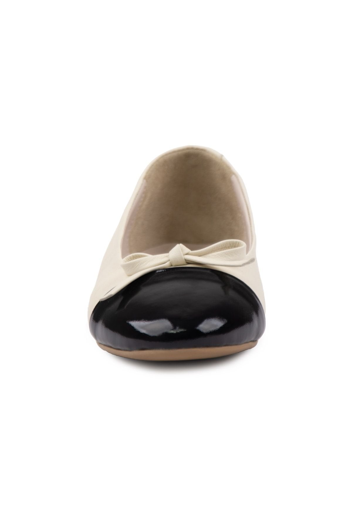 Pegia Women's Genuine Leather Flats DG6063  - Beige