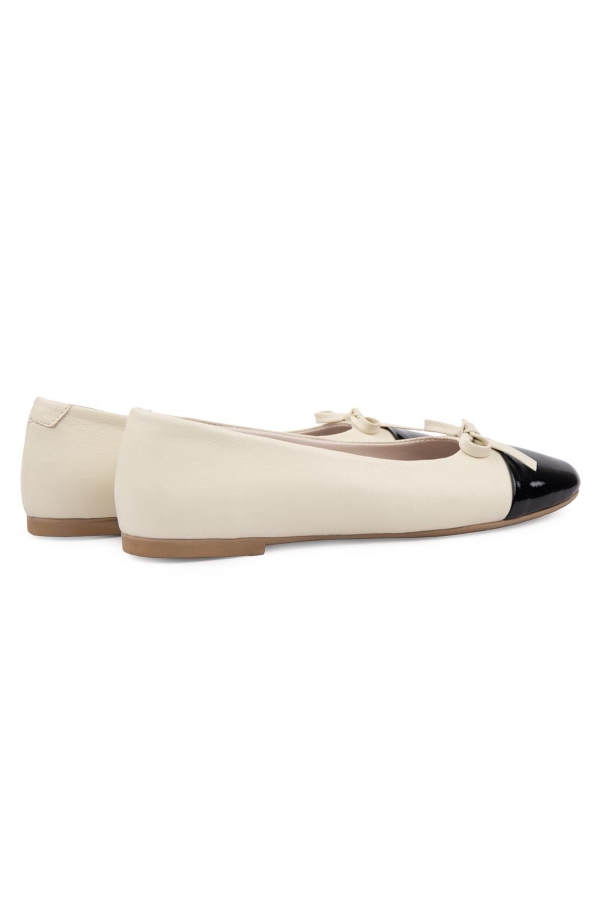 Pegia Women's Genuine Leather Flats DG6063  - Beige