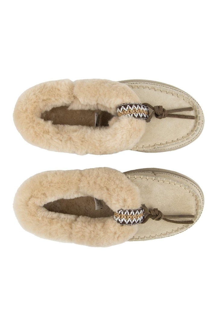 Pegia Women’s Sheepskin Shoes 191159  - Beige