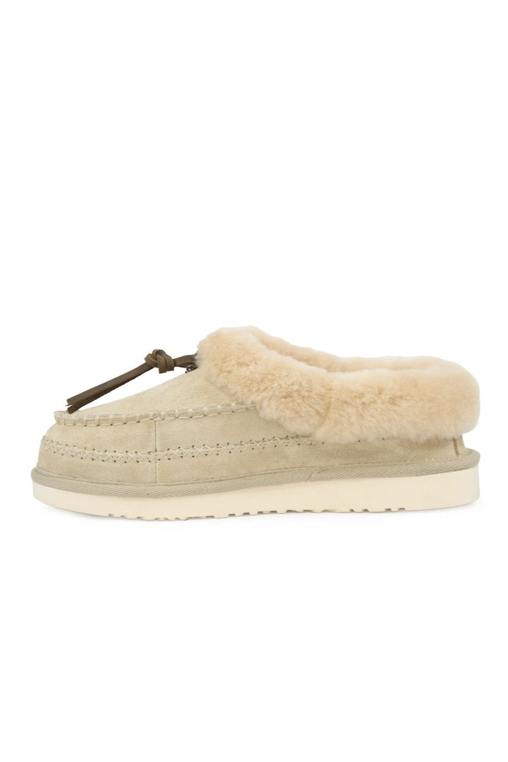 Pegia Women’s Sheepskin Shoes 191159  - Beige