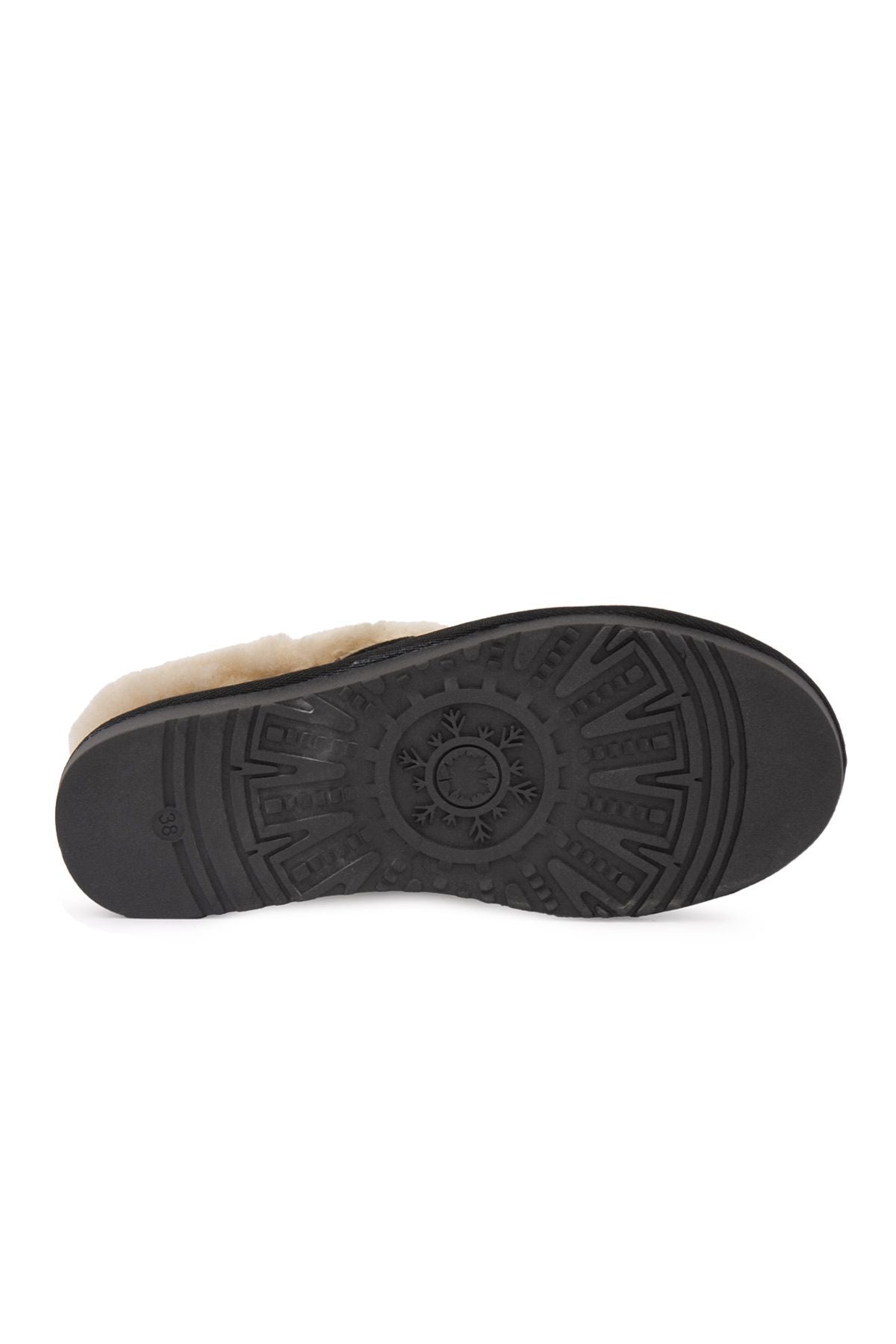 Pegia Women’s Sheepskin Shoes 191159  - Black