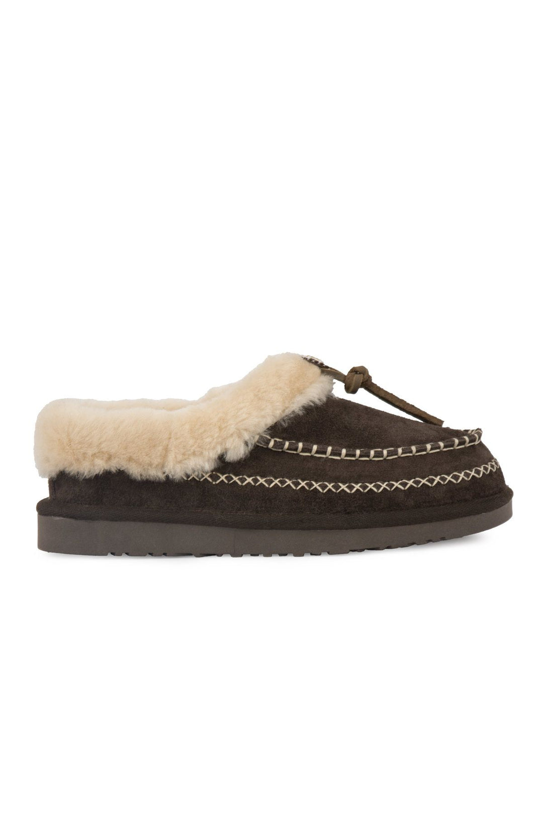 Pegia Women’s Sheepskin Shoes 191159  - Choco
