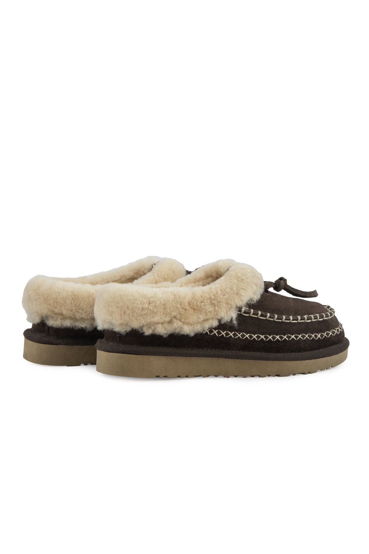 Pegia Women’s Sheepskin Shoes 191159  - Light Brown